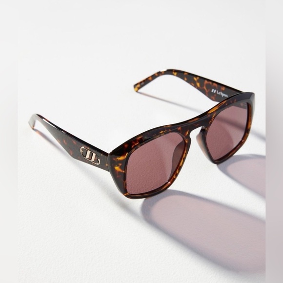 Le Specs Oversized Sunglasses NWT Chic Tortoise Statement Shades main image 11